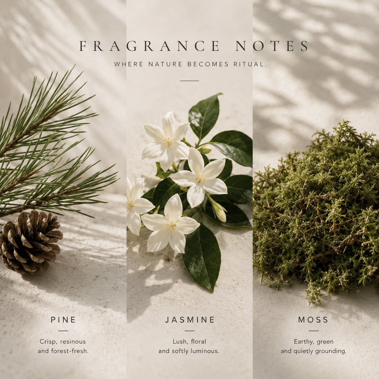 Flamma Hestia KEPOS luxury candle, additional product detail view